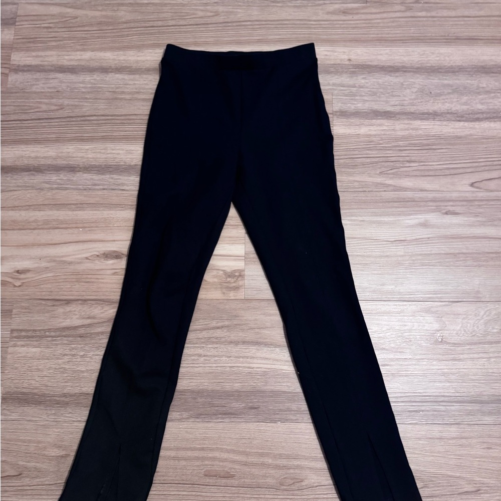 MNG split hem stretch pants